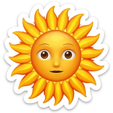 BIRTH OF THE SUN sticker