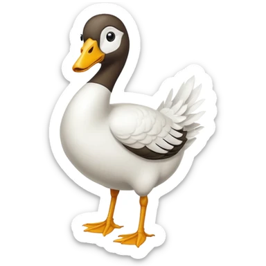 silly goose sticker