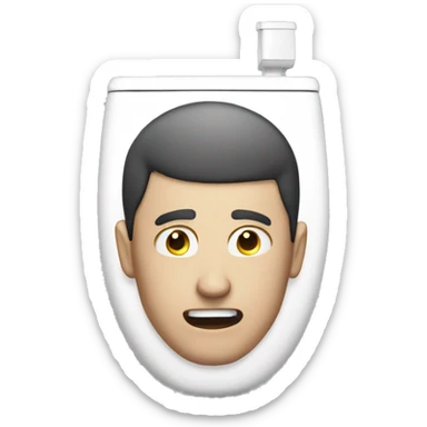 Ethan vs skibid toilet sticker