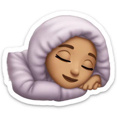 Ariana Grande sleeping sticker