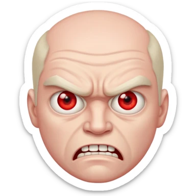 very angry husband sticker