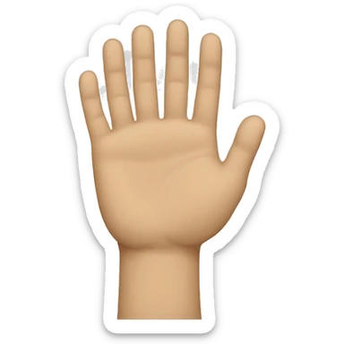 Mano en la cintura  sticker