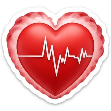 Animated 3D heart pulsing. Each beat makes the text "Marzieh, I love you" rise from the heart like smoke and fade out. Loop continuously. sticker