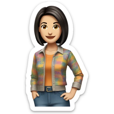 Monica from Friends. sticker