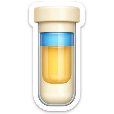cream medicine in a medicine tube sticker