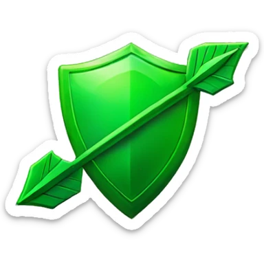 green arrow up boost badge sticker