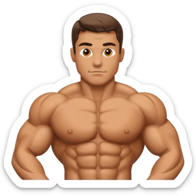 chest | pectoral | bodybuiding sticker
