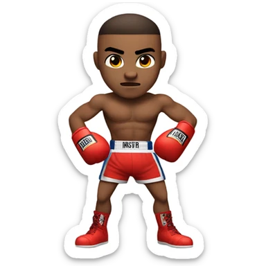 A boxer named rusty  sticker