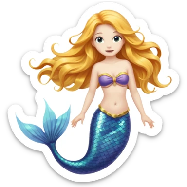 Mermaid sticker