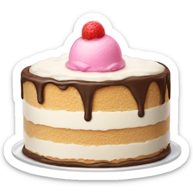 I said ice cream cake sticker