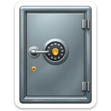 safe door is oppened  sticker