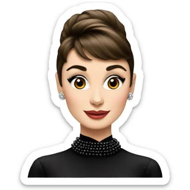 Audrey Hepburn sticker