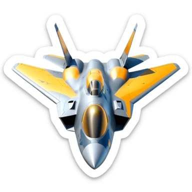 jet f-22 raptor sticker