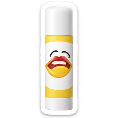 lip balm with label sticker