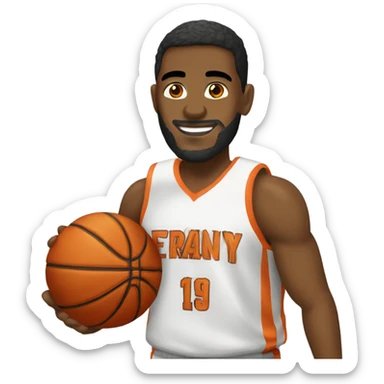 Jugador de basquetbol  sticker