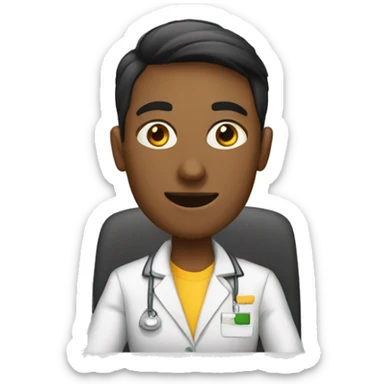 Trabajo oficina sticker