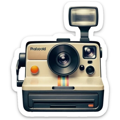 Photo printed from palaroid sticker