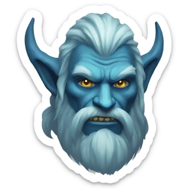 Spectral giant firbolg blue  sticker