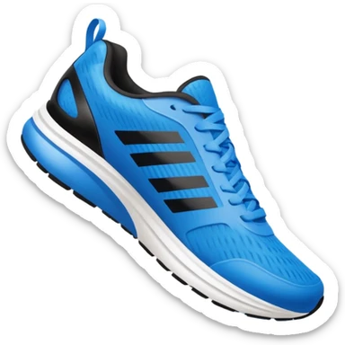 running shoes, motion blur sticker