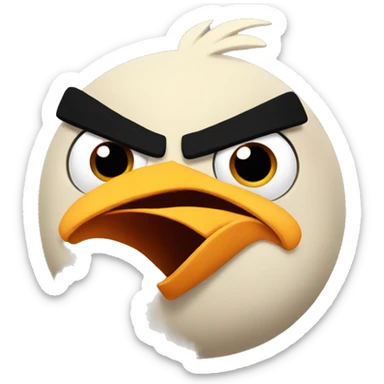 angry birds sticker