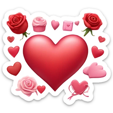 Happy Saint valentine day aesthetic  sticker