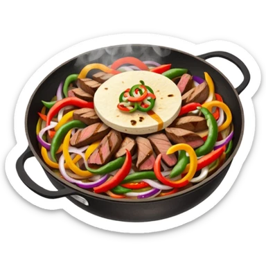 mexican fajita sticker