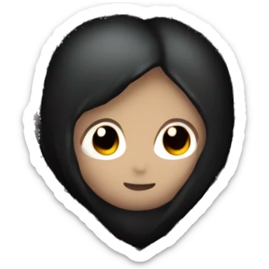 gothic black and dark red heart sticker