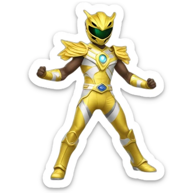 celestial dragon power ranger full body sticker