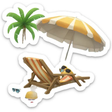 Beach sticker