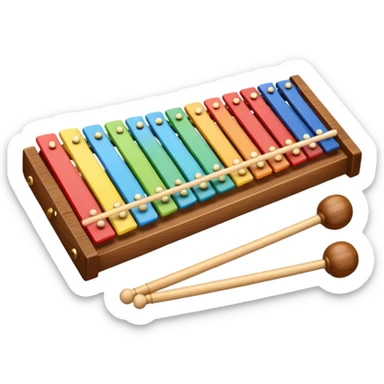 Xylophone sticker