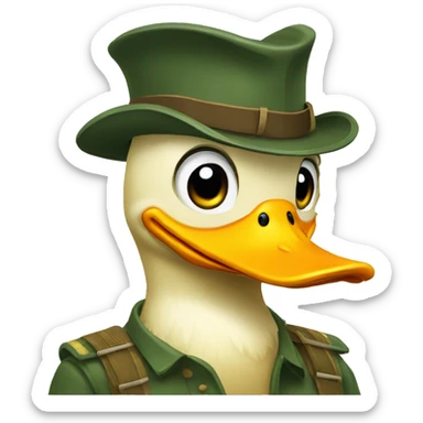 comrade duck sticker