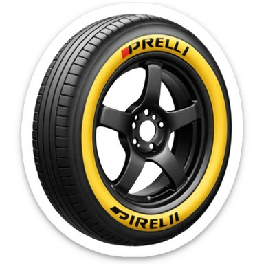 pirelli f1 tyre sticker