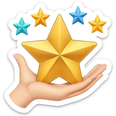 Make me a flat icon to show "How real parents rate this" sticker