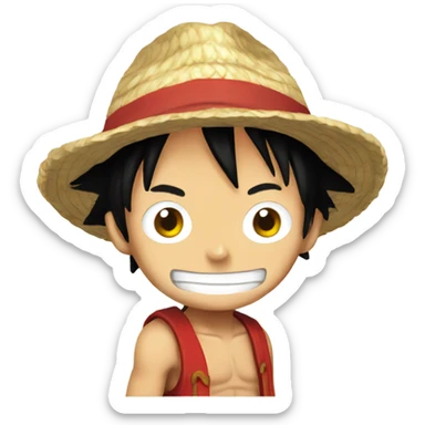 Luffy sticker