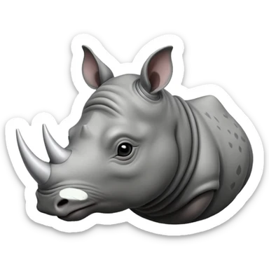 rhinoceros sticker