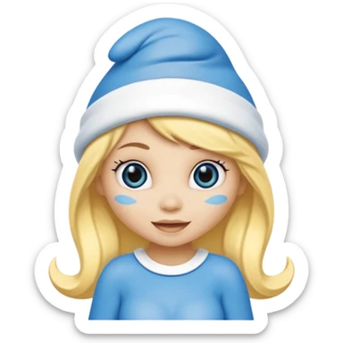 Smurfette sticker