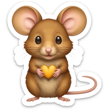 field mouse sticker