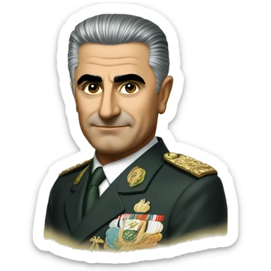 Mohammad Reza Pahlavi sticker