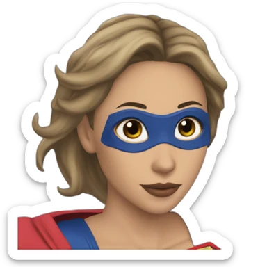 Supergirl sasha calle sticker