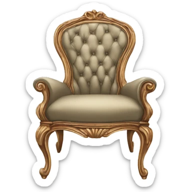 Victorian chair sticker