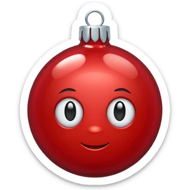festive ornament  sticker