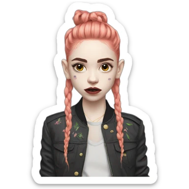 Grimes sticker