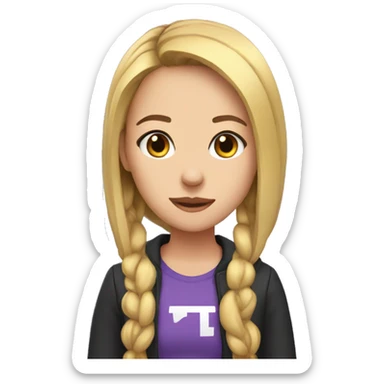 twitch girl streamer  sticker