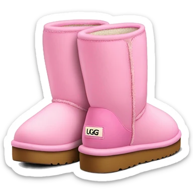 Pink Ugg boots sticker