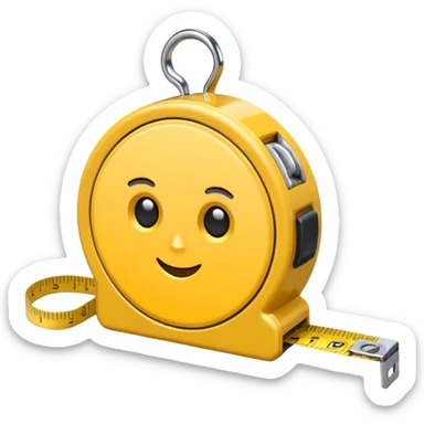 measuring tape
 sticker