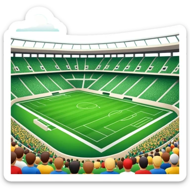 football stadium sticker