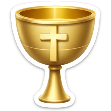 eucharist gold chalice sticker