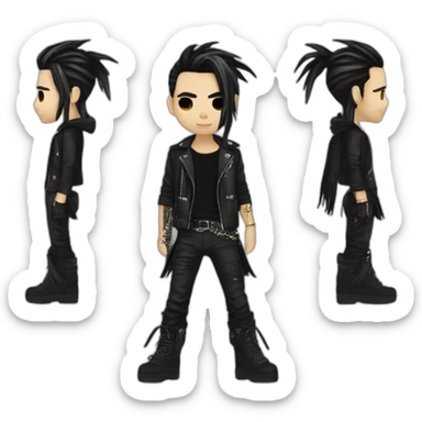 Bill Kaulitz full body sticker