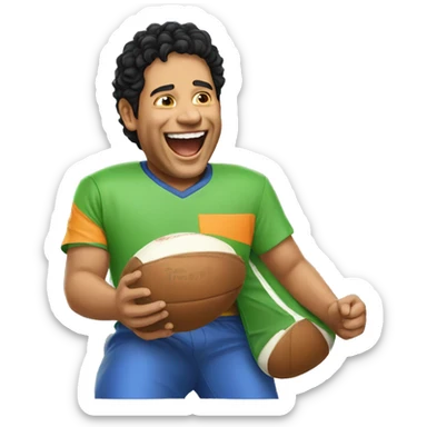 sachin tendulakar laughing sticker