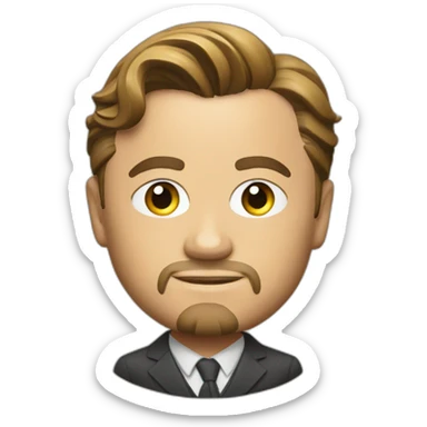 leonardo dicaprio learning financial literacy sticker